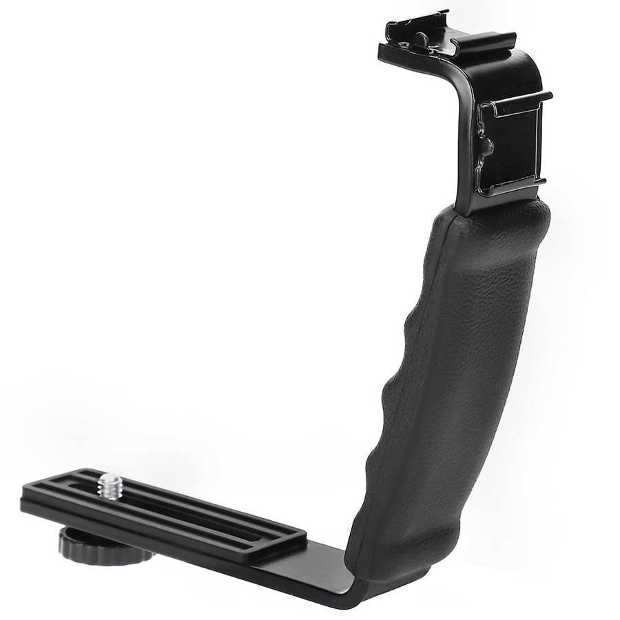 L-Förmigen Handheld Stabilisator Halterung mit Kalten Schuh Schnittstelle für DJI OM 4/Osmo Handy, Mobiltelefon 2 3