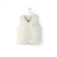 COBROO unisex Baby Weste für Jungen Mädchen 100% Baumwolle Kleinkind schnappen-hoch Vorderseite Weste 3-24 Monate