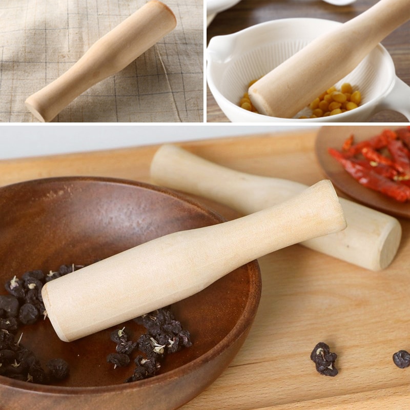 Medizin Praktische Für Nur Organische Küche Zubehör Holz Für Knoblauch Umwelt Freundliche Schleifen Stange Werbe