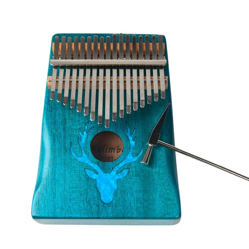 Daumen Klavier 17 Schlüssel Kalimba, Finger Klavier, sterben Beste Musical Instrument für Art und Erwachsene Anfänger (Hirsch bilden)