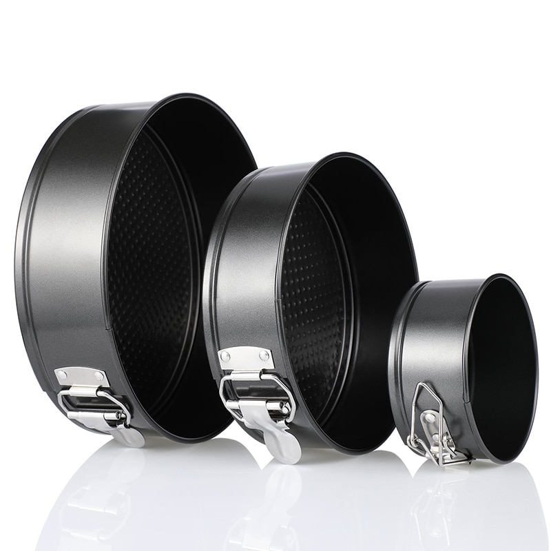 Springform Käsekuchen Pfanne mit Abnehmbaren Boden, Prämie Dicht Antihaft Kuchen Backformen Pfanne, 4/7/9/10 zoll