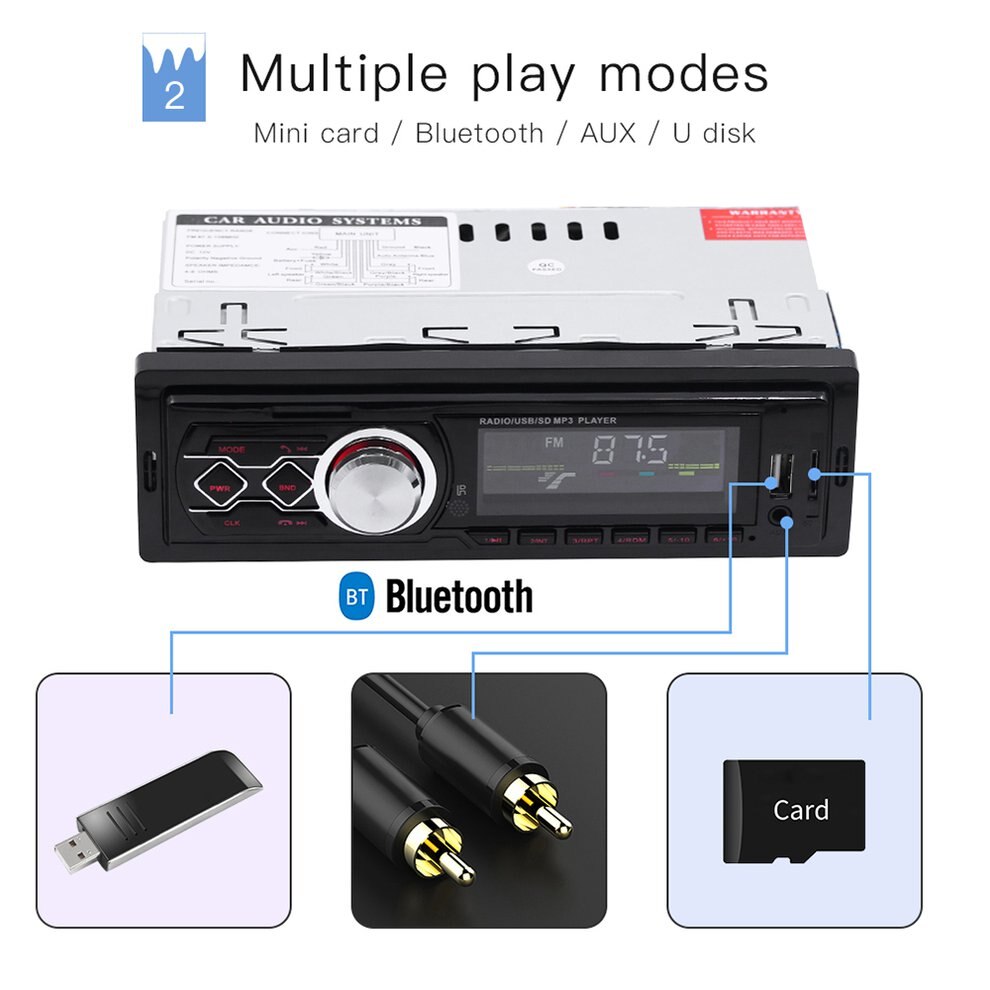 1788 Auto Audio- 1010RDS MP3 Spieler Auto Audio- Stereo RDS/FM/AUX/ISO Eingang Subwoof Klang Wiedergabe Auto Auto Radio