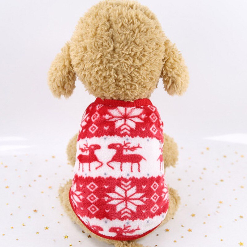 Haustier Weihnachten Mit Kapuze Rentier Elch Roten Mantel 4 auf Beinen Verdickung Vlies Warme Mantel Winter Hoodie Weihnachten Festival Kostüm Für Hund