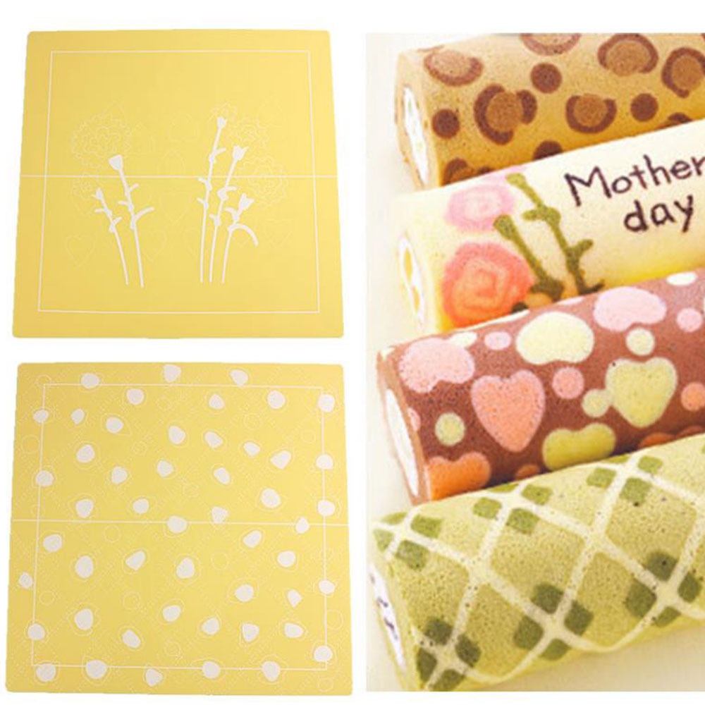 Doppel Seite aufbringen Kuchen matt Silikon Pad Backen Gebäck Werkzeug Backformen Hohe Temperatur Widerstand Backen Pad 1Stck
