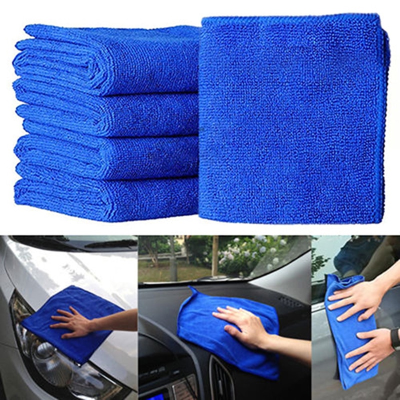 Auto Auto 5 PC Blau Weichen, Saugfähigen Waschen Tuch Auto Auto Pflege Mikrofaser Reinigung Handtücher Langlebig Auto Reinigung Auto Reiniger Auto Pinsel