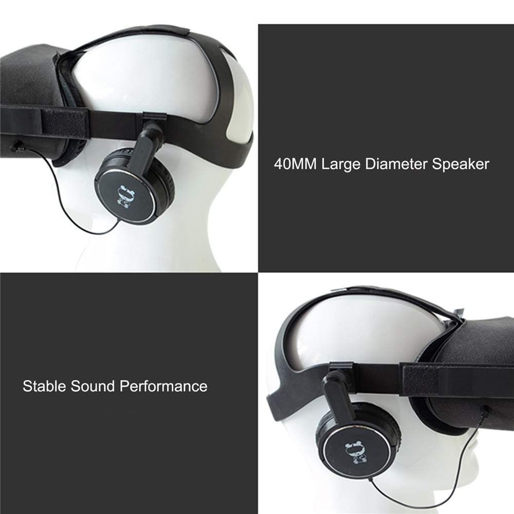 Berufs verdrahtet Kopfhörer Ersatz VR Spiel Geschlossenen Kopfhörer 3,5 MM für Oculus Suche VR Headset Zubehör Teile