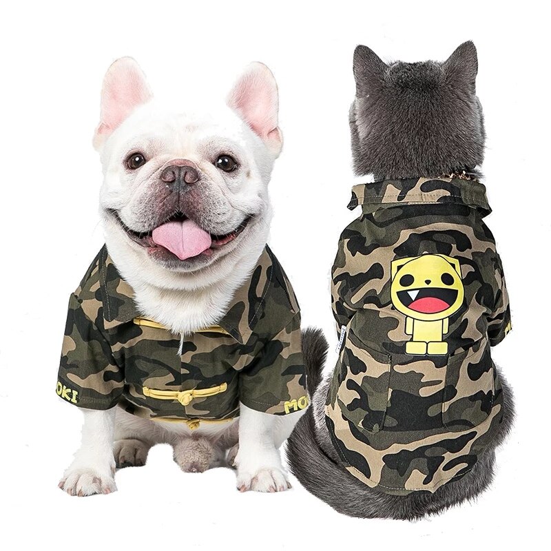 Chinesische Nette Kleine Hund Katze Seetang Anzug Tarnung Hund Luxus Kleidung Mantel Jacke Super Chihuahua Yorkies Welpen Kleidung