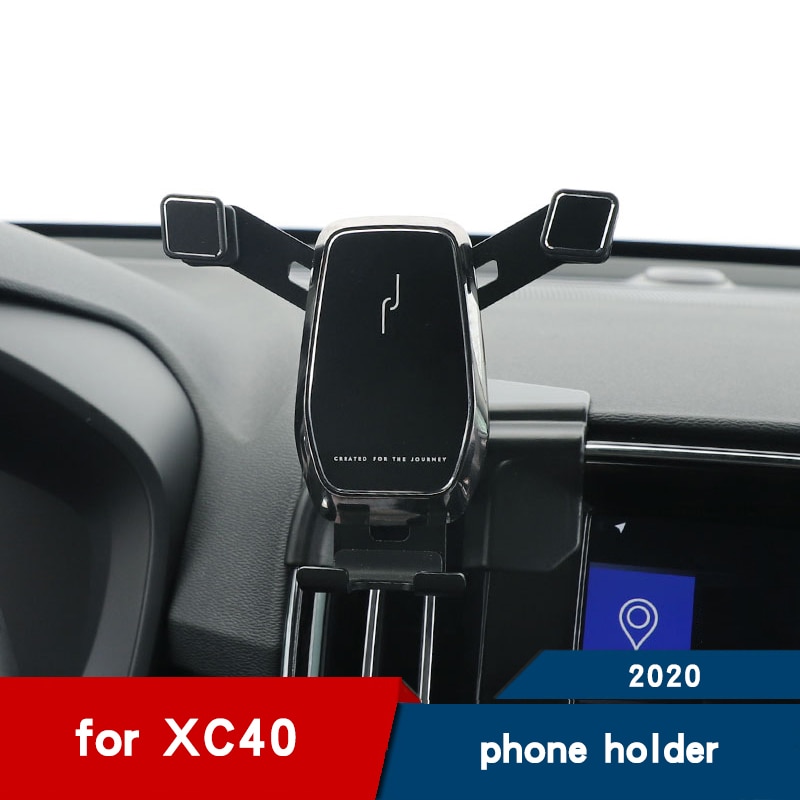Auto telefon stehen für volvo xc40 Luft entlüften praktisch stehen praktisch halterung telefon Halfter Innen änderung zubehör