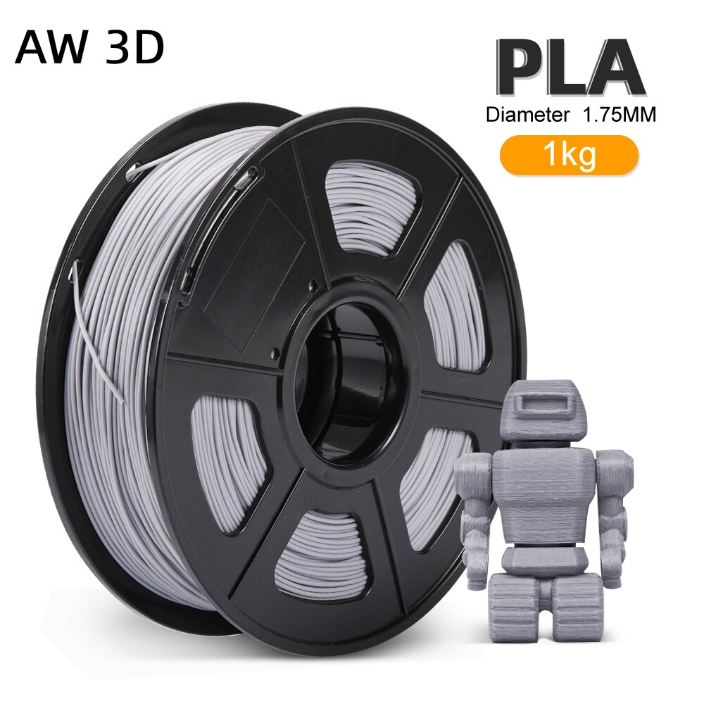 3D drucker PLA Filament 1KG 2,2 £ 1,75 MM Spule Filamente Umwelt Freundliche blasiert Freies Rolle Für 3D FDM drucker Material