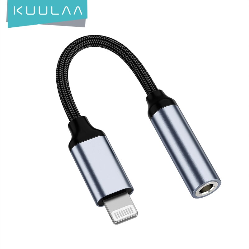 KUULAA Für iPhone zu 3,5mm Kopfhörer Adapter Für iPhone 11 Profi 8 7 Aux 3,5mm Jack Kabel Für ios Adapter Zubehör