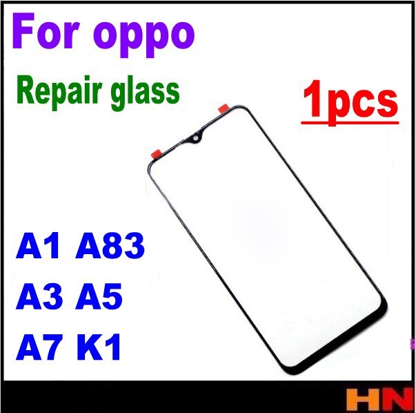 1 stücke Für OPPO A1 A83 A3 A5 A7 K1 R15X LCD Bildschirm Vorderseite Glas Objektiv Reparatur Teile Vorderseite äußere Glas Objektiv Ersatz