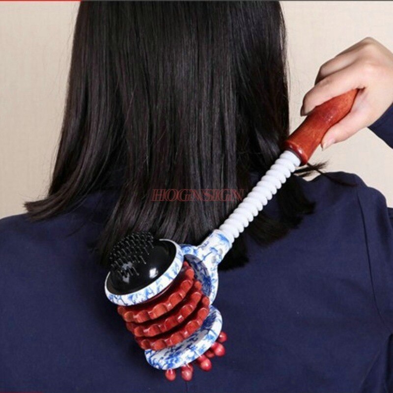 Massage Hammer Holz Knockback Hammer Zervikale Lenden Bein Massage Knie Klopfen Meridian Massagegerät Kniend Zurück klopfen Stock Körper