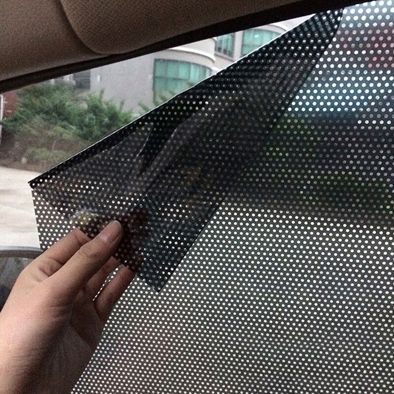 2 stücke 72*51CM Fenster Sonnenschutz Sonnencreme Film Aufkleber Auto Abdeckung Styling UV Aufkleber Auto Sonnenschutz Elektro Aufkleber seite
