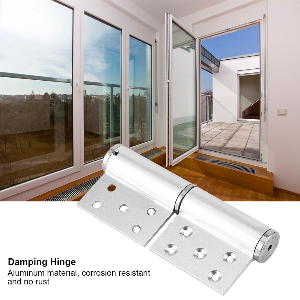 Aluminium Tür Scharnier Verdeckte Tür Scharnier Hardware- Armaturen Automatische Schließen Dämpfung Tür Näihr Stille Scharnier