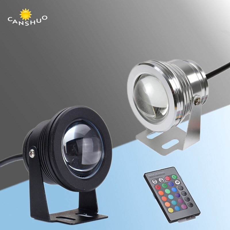 12 V 10 W LED Flutlicht unterwasser LED licht IP68 Wasserdicht Weiß/warm weiß/RGB Außen Beleuchtung Brunnen schwimmen Schwimmbad Lampen