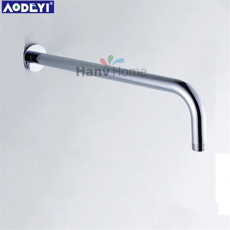 AODEYI 16'' Durcheinander Verchromt Runde Regen Dusche Zauberstab Montiert Dusche Arm Für Dusche Kopf Schlecht einstellen Durcheinander Chrom Dusche Arm
