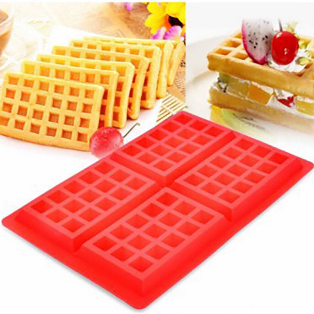 Silikon Waffel bilden backformen DIY Schokolade waffel Modle Küche Kochen Kuchen Macher Werkzeug Küche Zubehör