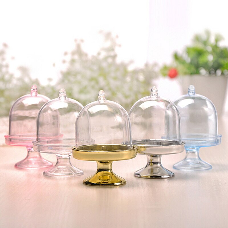 2 Teile/los transparent Kunststoff Tablett Süßigkeiten Kasten für DIY Hochzeit Süßigkeiten Kasten Baby Dusche Geburtstag Gäste Kasten Partei Liefert
