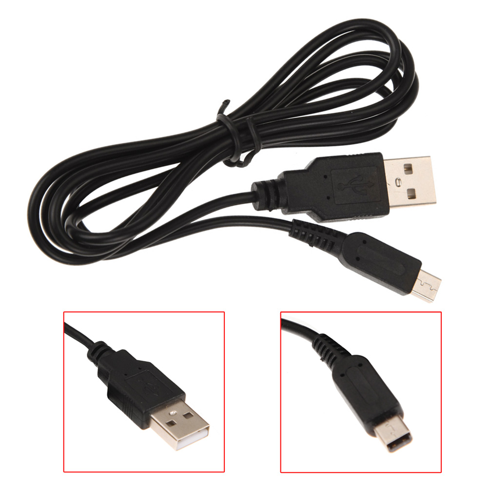 1,2 m Spiel Daten synchronisieren USB Charing Energie Kabel Ladegerät Kabel Für Nintendo 3DS DSi NDSI Lithium-batterie Spielen zugriffs