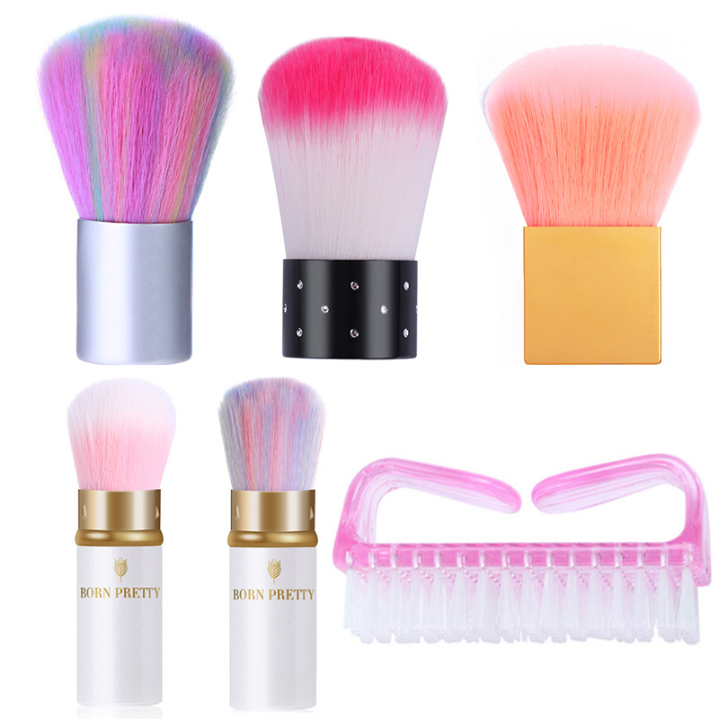 GEBOREN ZIEMLICH Nagel Reinigung Nagel Pinsel Werkzeuge Datei Acryl UV Weiche Entfernen Staub Nagel Kunst Pflege Pedikübetreffend Kleine Winkel Sauber Nagel Kunst Zu