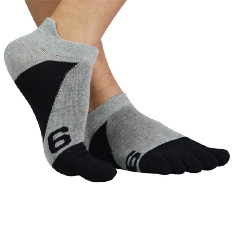 Männer Sport Weiche Sport Kappe Socken Atmungsaktive Socken Männlichen Socken Baumwolle Fünf Finger Socken