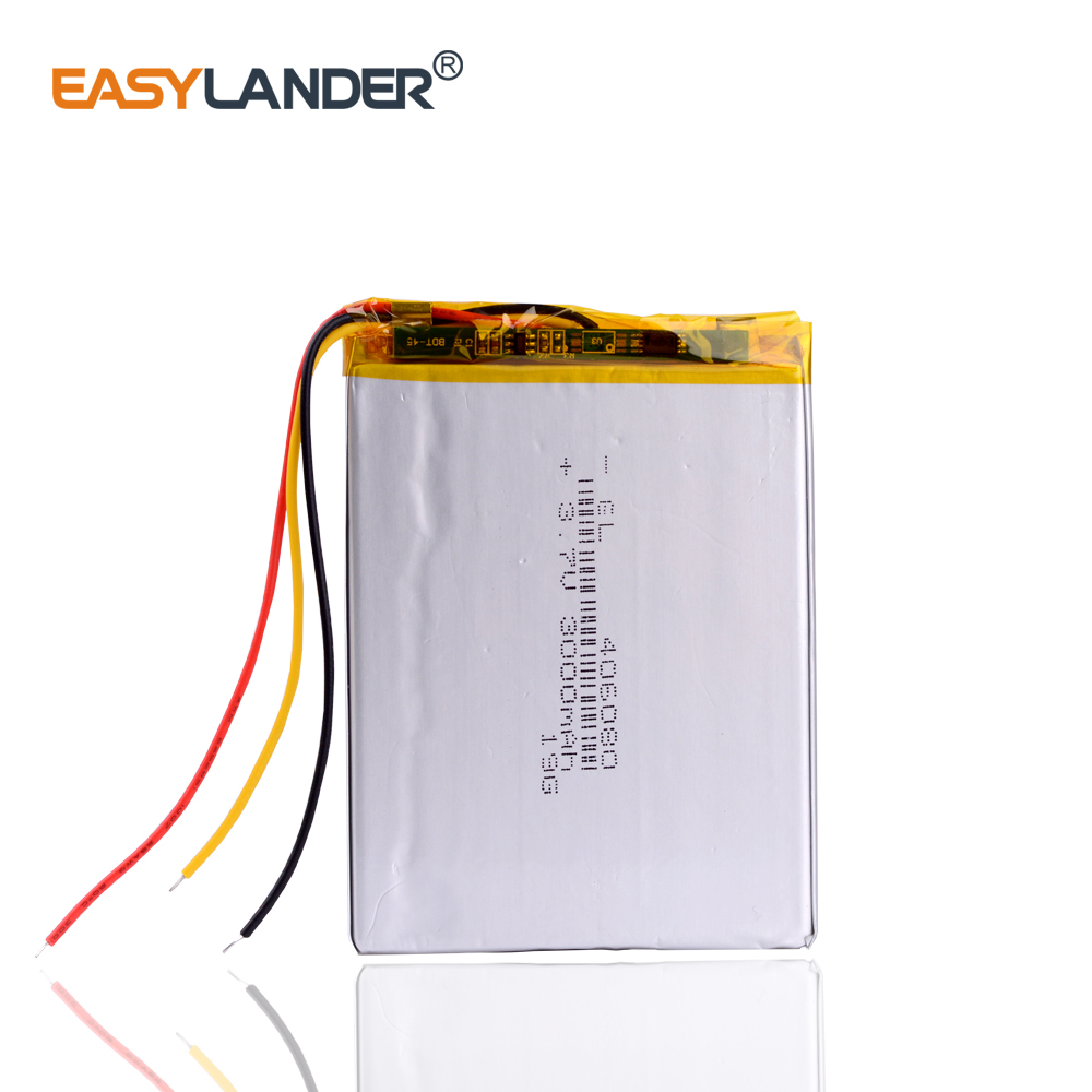Ersatz 3 linie 406080 3,7 V 3000MAH Lithium-Polymer-batterie für Onyx buch darwin 3 leser bücher e-Buchen