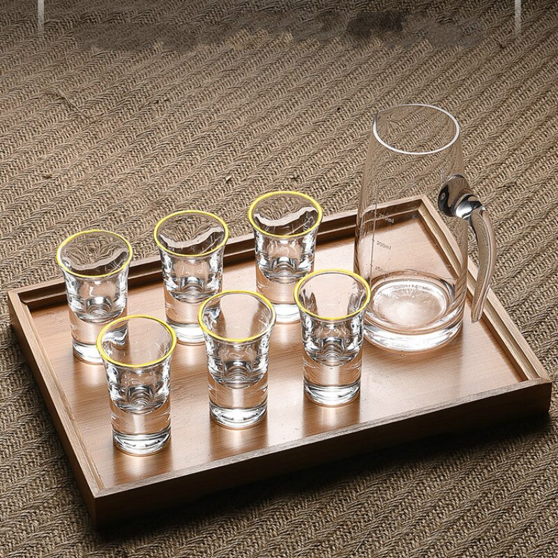 Schnaps Spender einstellen Glas Kleine einteiliges Wein Tasse 2 Zwei Kugel Gläser Rotwein Weiß Wein Glas Hause Kasten