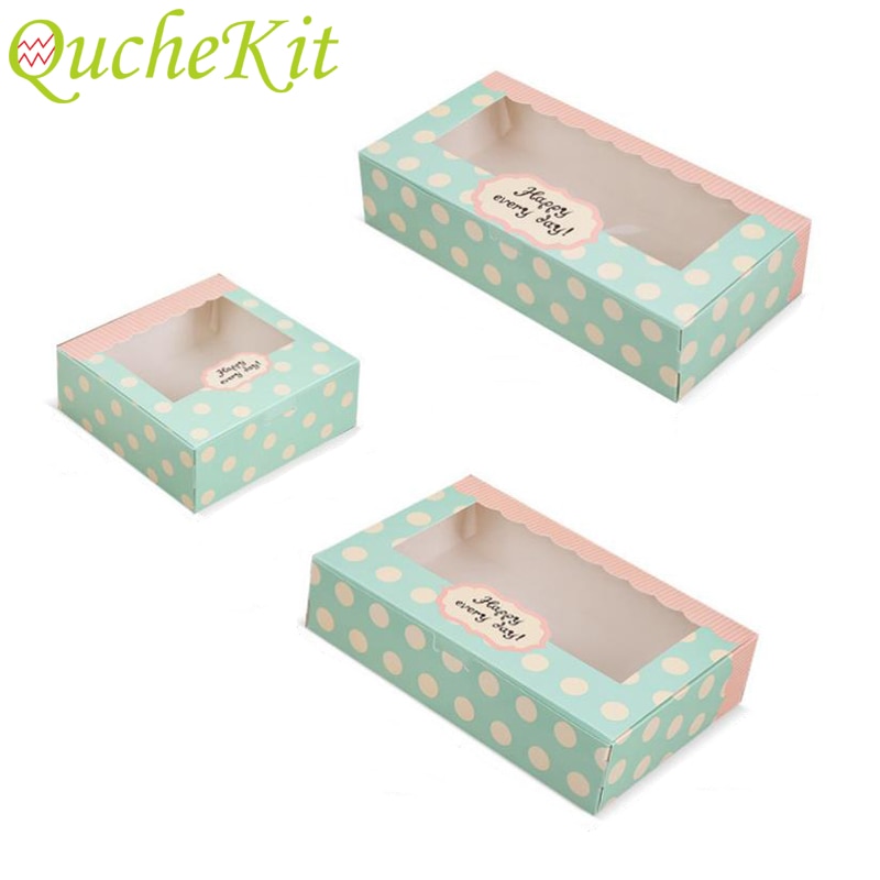 10 stücke Papier Kasten Mit Fenster Hochzeit Kraft Papier Kuchen Kasten Lebensmittel Verpackung Kasten Für Süßigkeiten Cookie Cupcake Weihnachten partei Versorgung