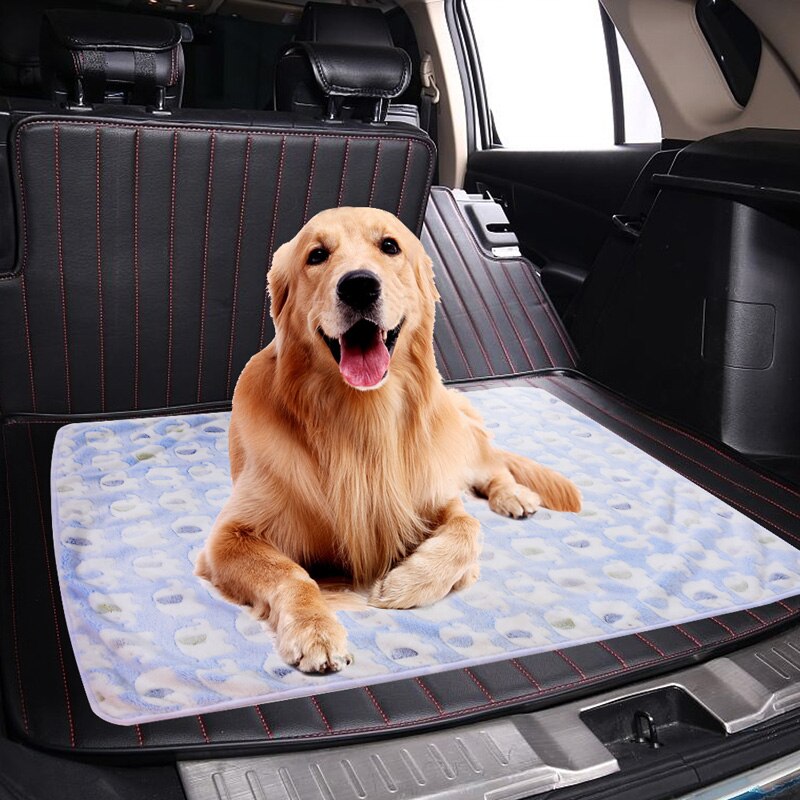 1 Stck Haustier Hund Bett Matten Weiche Korallen Vlies Niedlichen Elefanten Drucke Warme Haustier Decke Schlafen Bett Abdeckung Für Kleine Medien Hunde Katzen