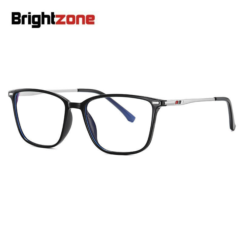 Männer Frauen Tr90 Anti Blau Strahl Computer retro Klar Brillen Stehen Volle Rahmen Metall Brillen Jahrgang Zubehör
