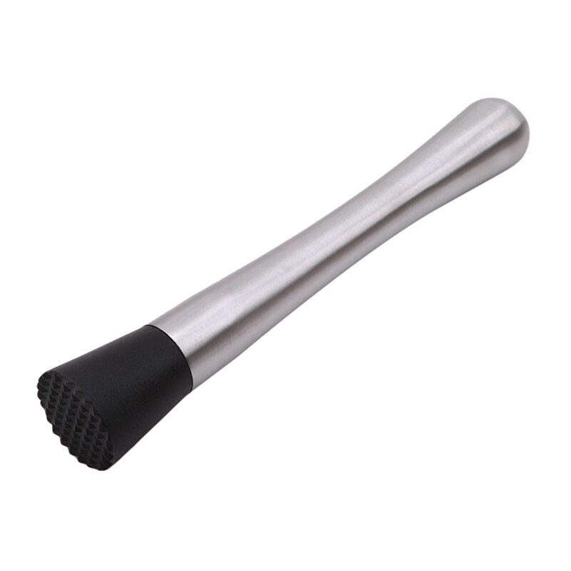 Silber Und Schwarz Haushalts Edelstahl Bar Minze Muddler DIY Trinken Eis Brecher Cocktail Rührgerät Barware Zubehör Bar Werkzeug