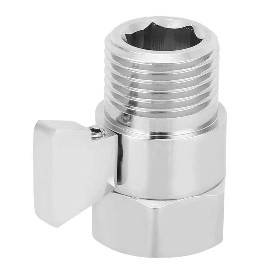 G1/2in Dusche Kopf Abschaltung halt Ventil Schalter Für Dusche Fluss Contoller Wasser Sparenden Gerät Für Dusche Kopf Hand Bidet Spritzgerät