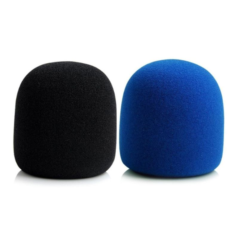 1PC Mikrofon Schaum Verdicken Mic Abdeckung Schwamm Studio Windschutzscheibe Schutzhülle Grill Schild Weiche Mikrofon Kappe 95AF