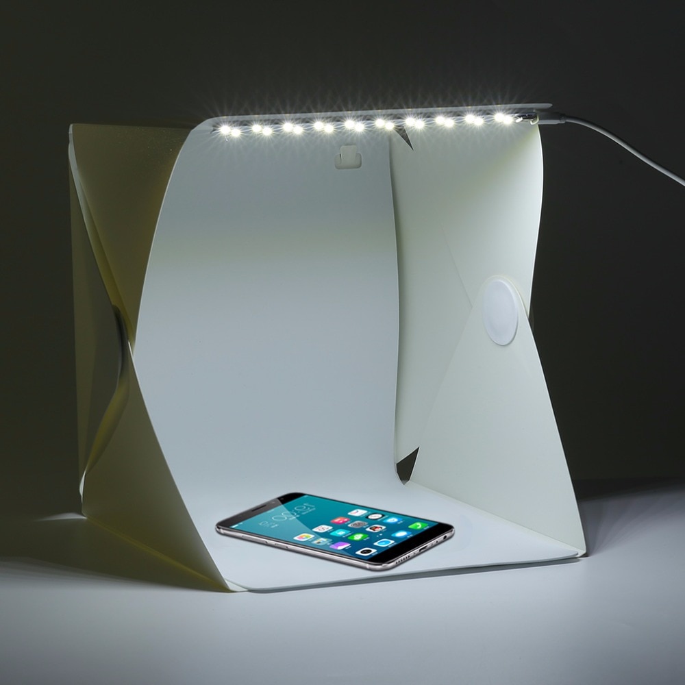 22*24*24cm Foto Studio Kasten Tragbare Fotografie Studio Foto Kasten Foto Studio Zubehör mit Licht ACEHE