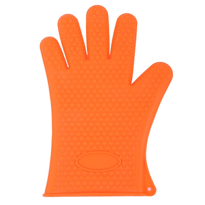 Silikon Mikrowelle Küche Handschuh Dicke Kochen BBQ Grill Handschuh Fausthandschuh Grill Backen Isolierung Handschuh Küche Spielereien