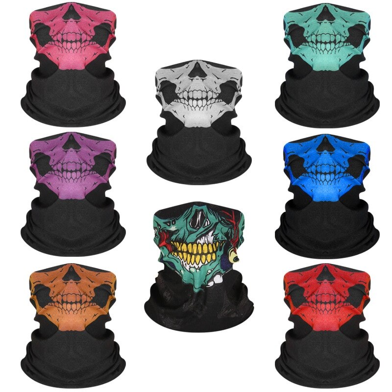 unisex Karikatur Magie Turban Schal draussen Sport Gesicht Maske Fahrrad Reiten Stirnband Fahrrad Radfahren Nacken Rohr Wärmer Bandanas