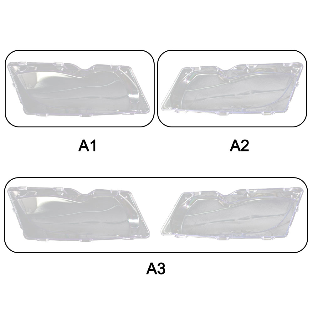 Automobil Scheinwerfer Glas Abdeckung Klar Verknüpfungen Rechts Scheinwerfer Objektiv Hülse Für BMW E46 320i/ 325i/ 325xi/ 330i/330xi 2002-2006