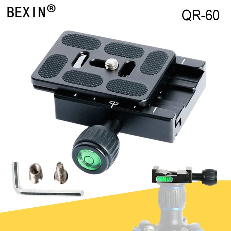 QR60 Kamera schnell releas Klemme stativ Klemme dslr kamera Klemme montieren kamera Adapter für arca schweizerisch kamera mit schnell schuss platte