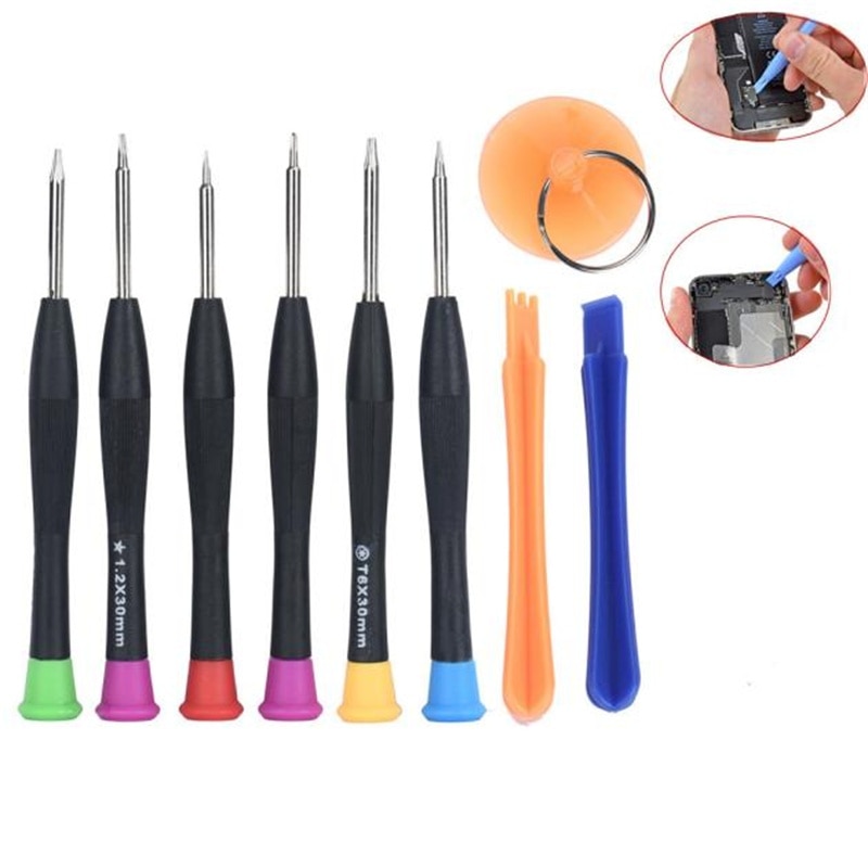 Auto Und Motorrad werkzeug 9 in1 Universal- Handy, Mobiltelefon Reparatur eröffnung Werkzeug Bausatz einstellen hebeln für iphone 6 s smartphone vicky
