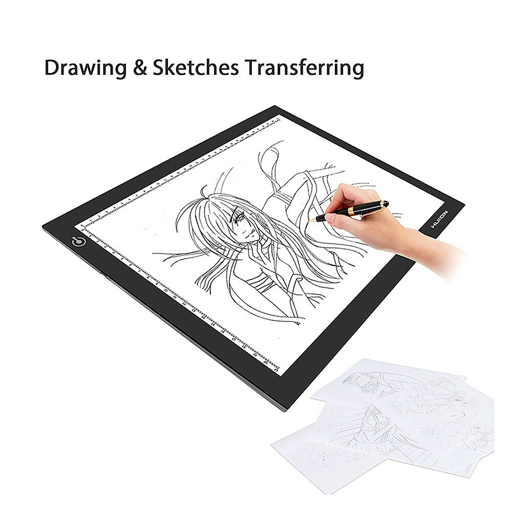 Huion L4S Protable Ultra-dünne LED Licht Pad Acryl Tafel LED Zeichnung Licht Pad Angetrieben durch USB mit Einstellbare helligkeit
