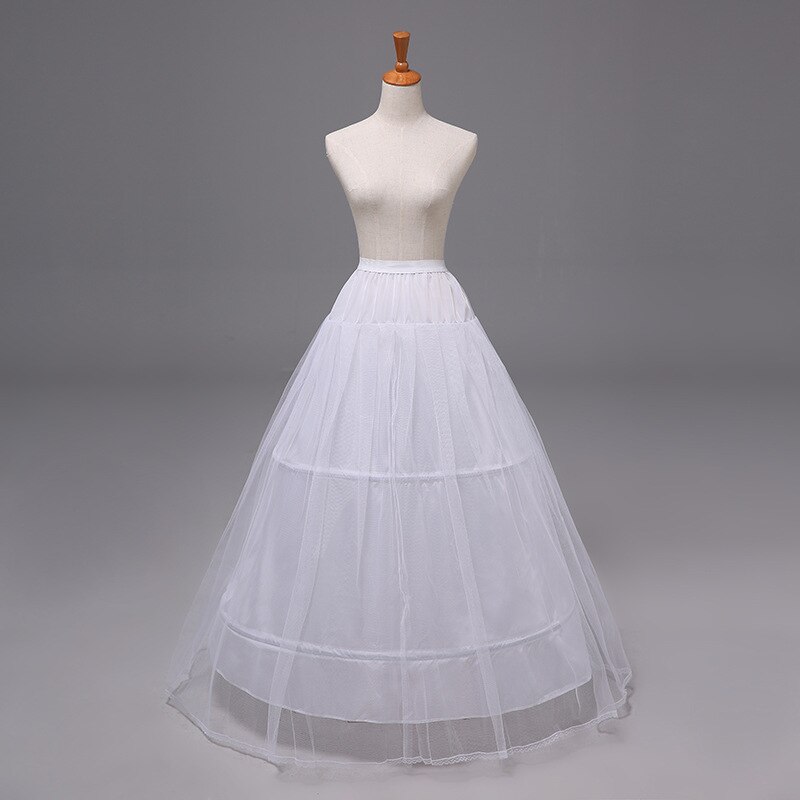 Schnelle Weiß 2 Reifen Petticoat Krinoline Unterhose Unterrock Für Hochzeit Kleid Brautkleid Auf Lagerbier EE2530