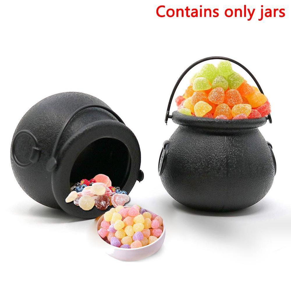 2Stck unheimlich Halloween Süssigkeit Wasserkocher Kasten Hexe Kessel Halloween Party Hängen Requisiten St. patricks Schild Halloween Dekoration