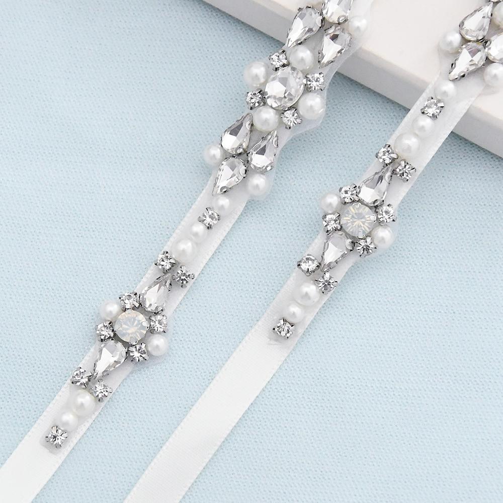 Gürtel für eine Hochzeit Kleid Perlen Gürtel für Kleider Perle Strass Gürtel für Frauen Braut Zubehör Braut Hochzeitsgürtel S488