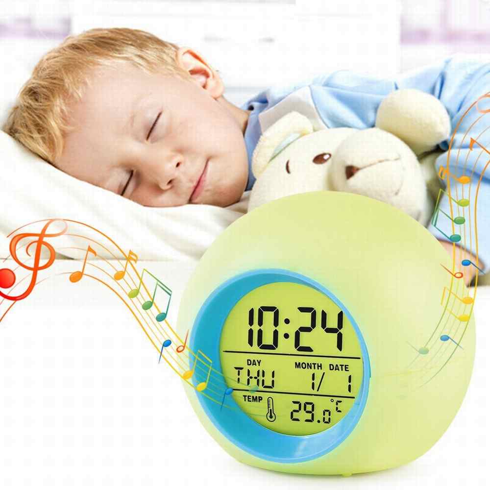 freundlicher der nacht atmosphäbetreffend uhr digitale Alarm uhr dekoration uhr tisch uhr LED uhr mit Thermometer