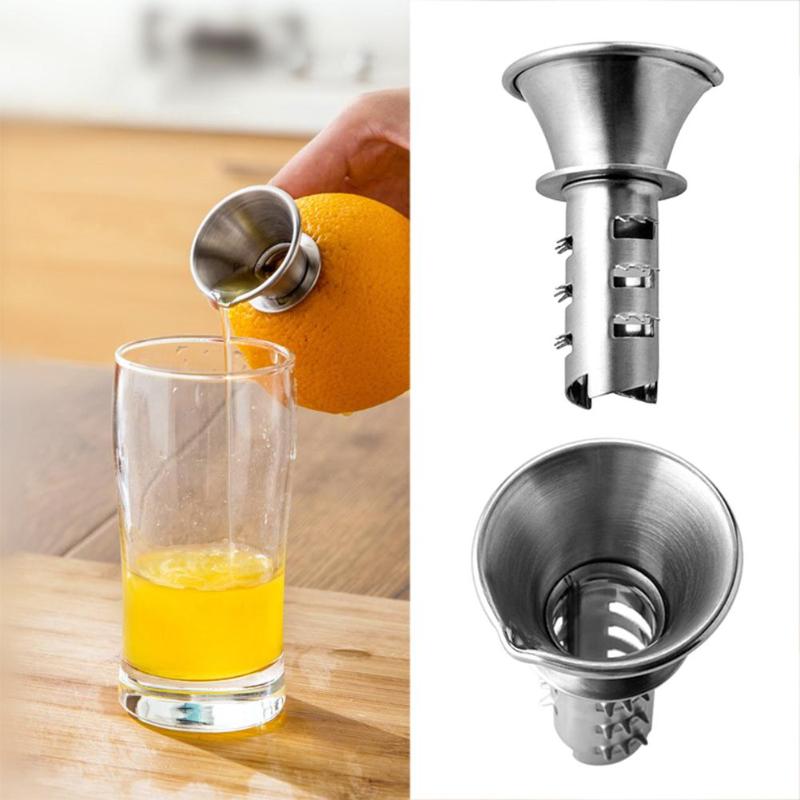 Mini Obst Entsafter Manuelle Edelstahl Haushalt Orangenpressen Orange Zitrone Saft Werkzeuge Küche Spielereien cozinha