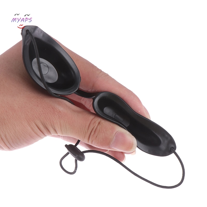 2Stck Sonnenbaden Brillen gerben brille Strand Weichen einstellbare UV Haut gerben Augenschutz UV Schild Brillen schwarz