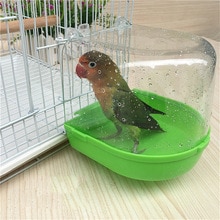 Papagei Vogel Badewanne Papagei bat Liefert Vogel Schlecht Dusche Stehend Behälter Waschen Raum Vogel Badewanne KäFeige Haustier Liefert