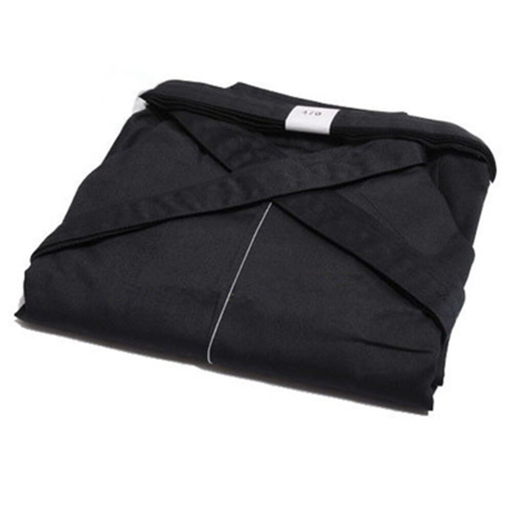 1PC Kendo Uniform Baumwolle Tragbare dauerhaft Schwarz Sanft Hapkido Aikido Uniform für Jugendliche Erwachsene