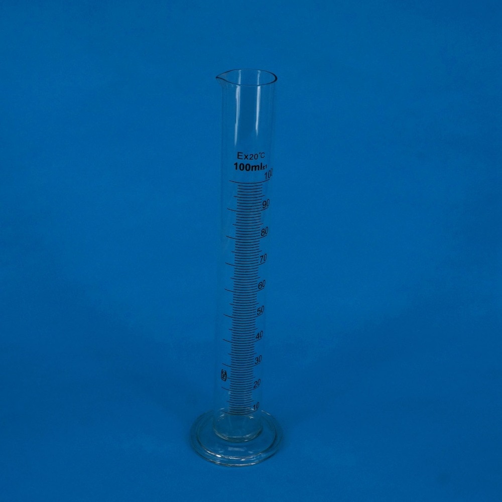 100ml Beruf Labor Glas Zylinder Sauerei Zylinder Chemie Labor Auslauf Messen Chemie Messen Werkzeug