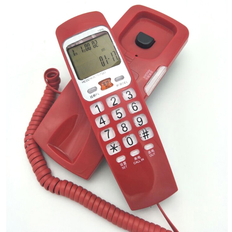 Mini festnetz Telefon Zauberstab hängen Kleine erweiterung fest Telefon telefon zu hause schreibtisch tisch büro Zauberstab tragbare weiß verrotten blau